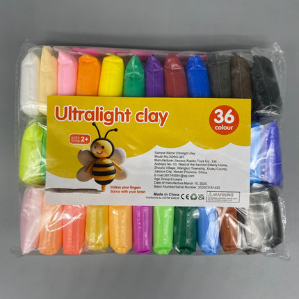 36 Colours Air Dry Modelling Clay Set – Bundle Deal - Buy 3, Get 1 FREE!
