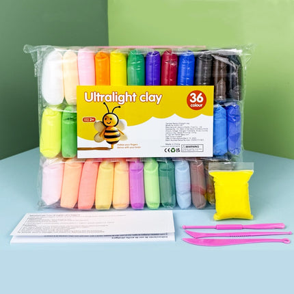 36 Colours Air Dry Modelling Clay Set – Bundle Deal - Buy 3, Get 1 FREE!